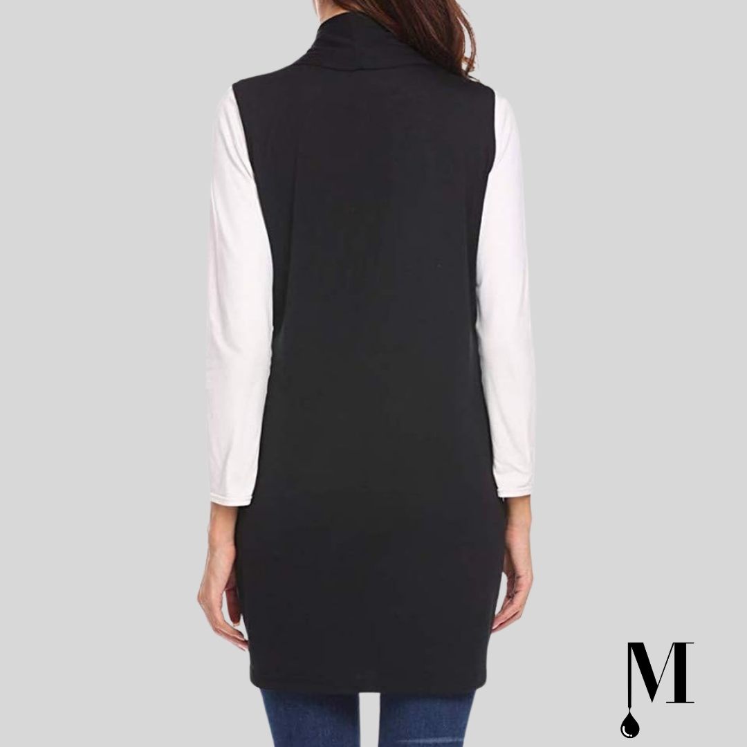 جلیقه مشکی کژوال زنانه جلیقه مشکی کژوال زنانه