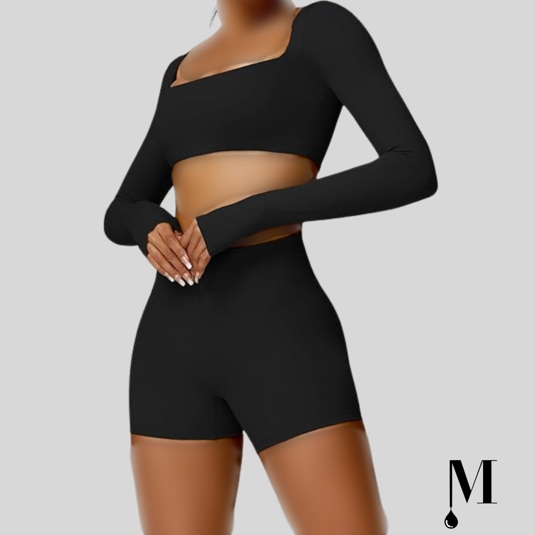 ست ورزشی مشکی زنانه ست ورزشی مشکی زنانه