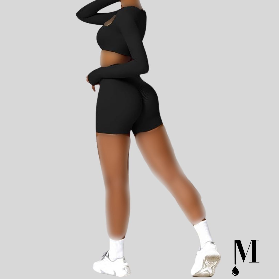 ست ورزشی مشکی زنانه ست ورزشی مشکی زنانه