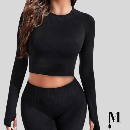 نیم تنه مشکی آستین بلند