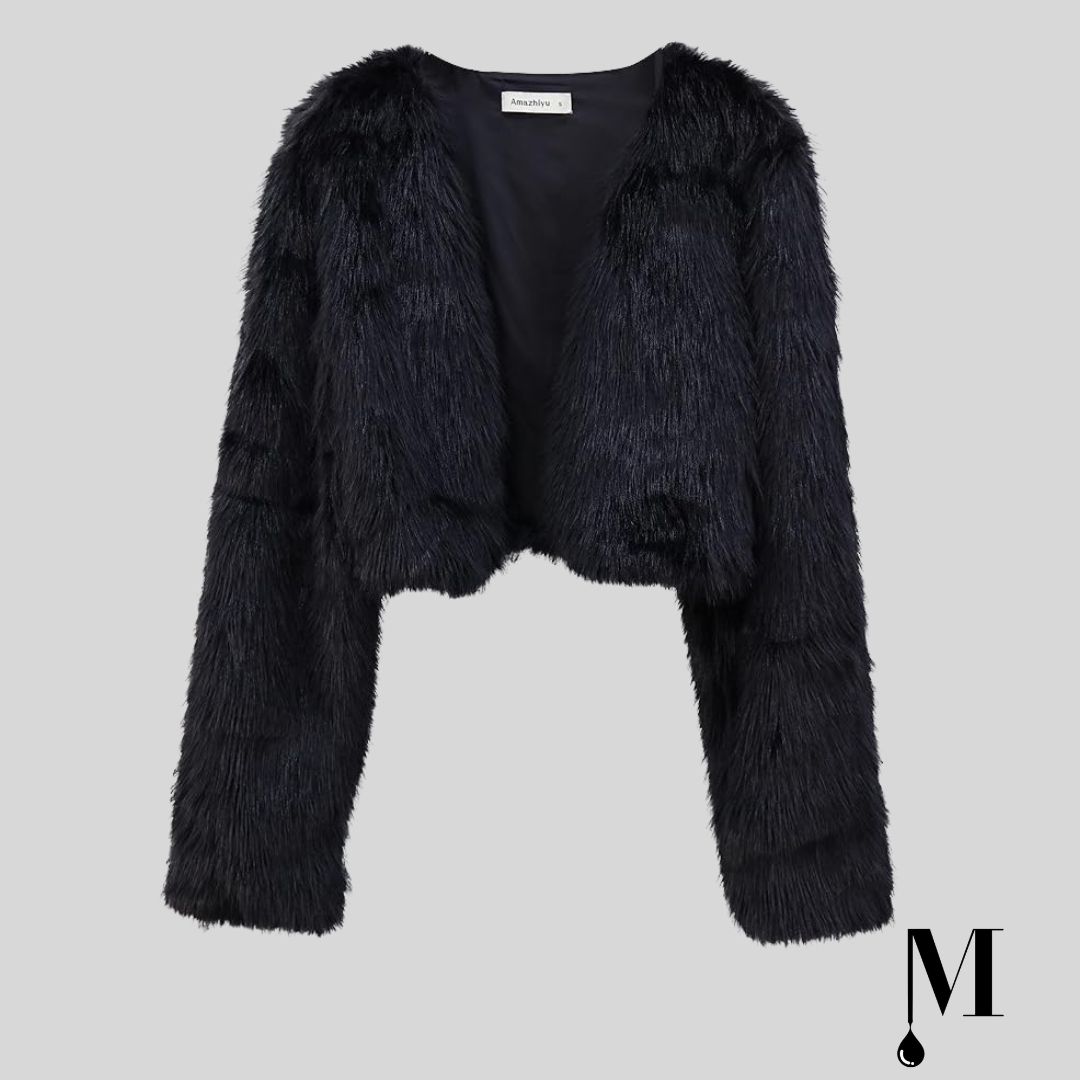 کت پوست مشکی زنانه کت پوست مشکی زنانه