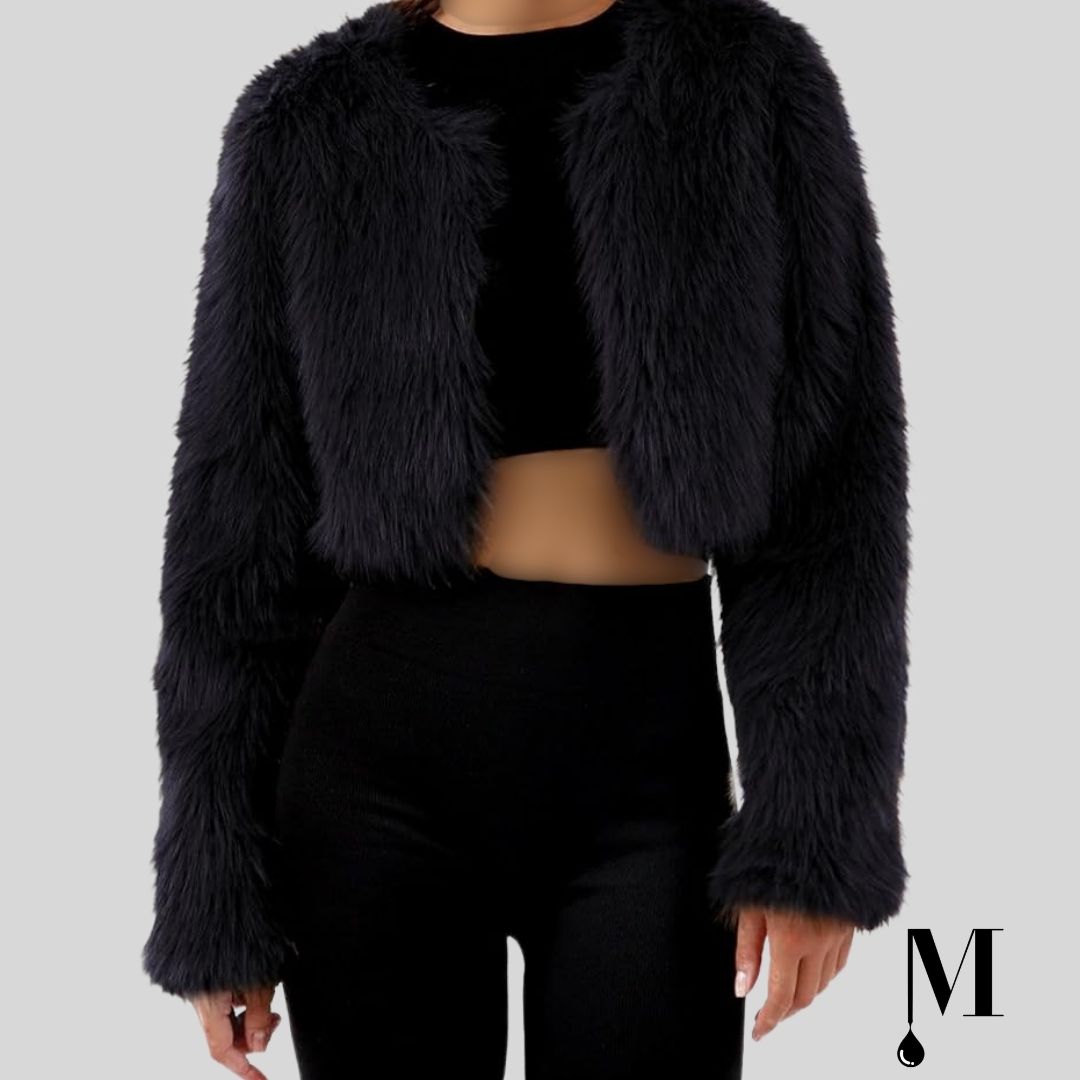 کت پوست مشکی زنانه کت پوست مشکی زنانه