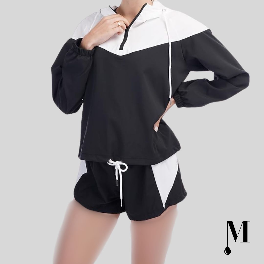 ست پنج تکه ورزشی مشکی زنانه ست پنج تکه ورزشی مشکی زنانه