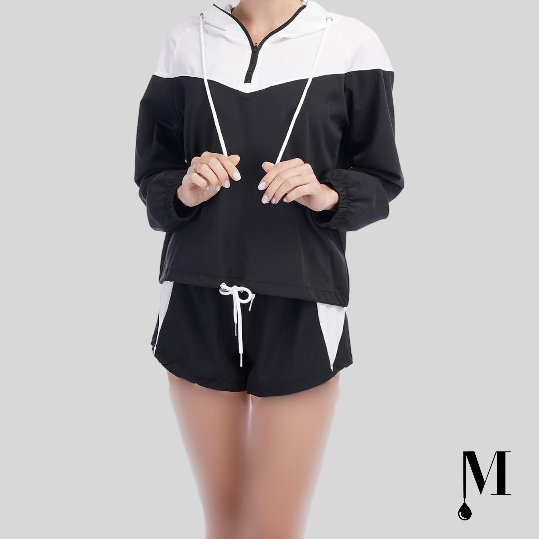 ست پنج تکه ورزشی مشکی زنانه ست پنج تکه ورزشی مشکی زنانه