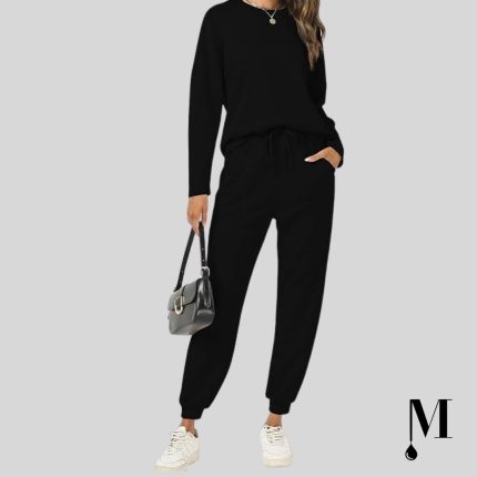 ست دو تکه مشکی زنانه