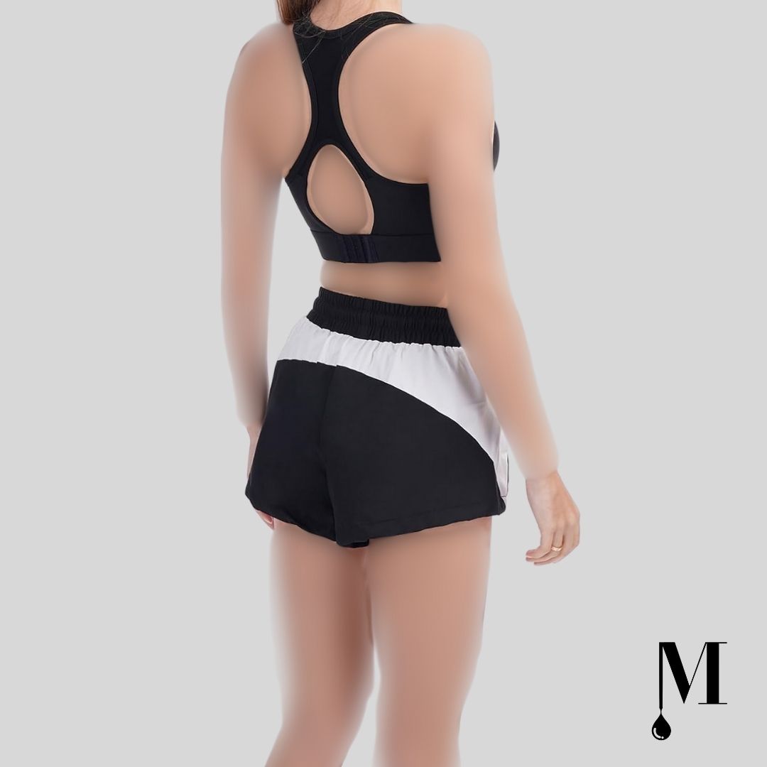 ست پنج تکه ورزشی مشکی زنانه ست پنج تکه ورزشی مشکی زنانه